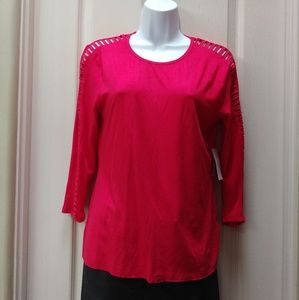 NWT CARMEN MARC VALVO Jersey Tee